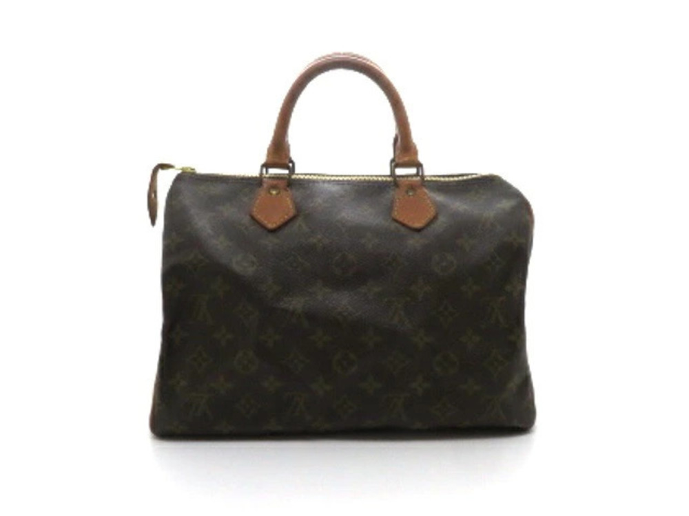 Louis Vuitton Speedy Monogram Leather Brown